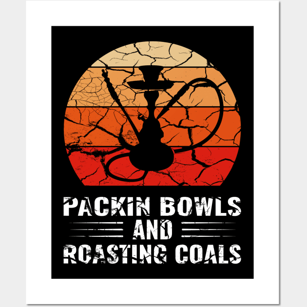 Hookah / Shisha Packing Bowls & Roasting Coals Wall Art by theanimaldude